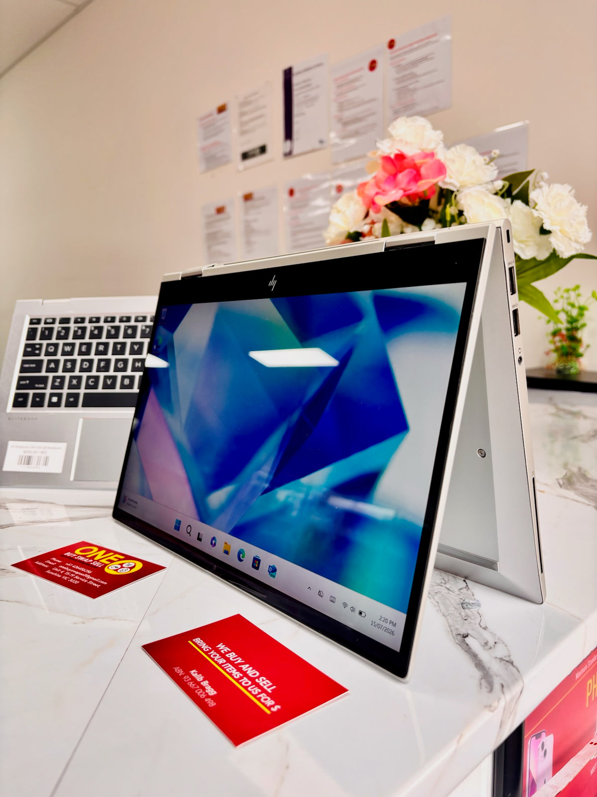 HP EliteBook x360 830 G8 i5-11th Gen 16gbRAM/256gb TOUCH