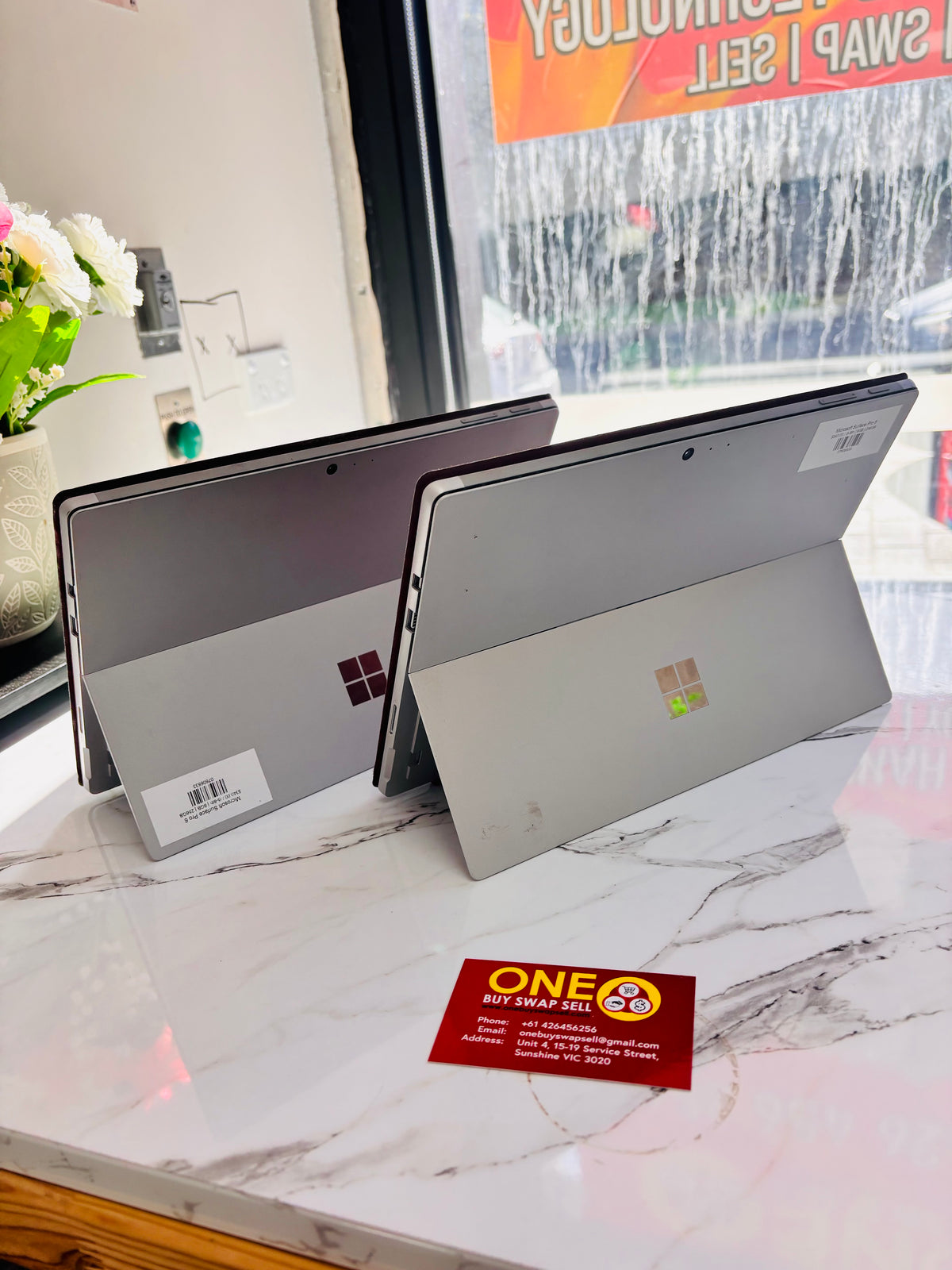 Microsoft Surface Pro 6, 8GB RAM 256GB SSD Win 11P, Core i5-8th Gen