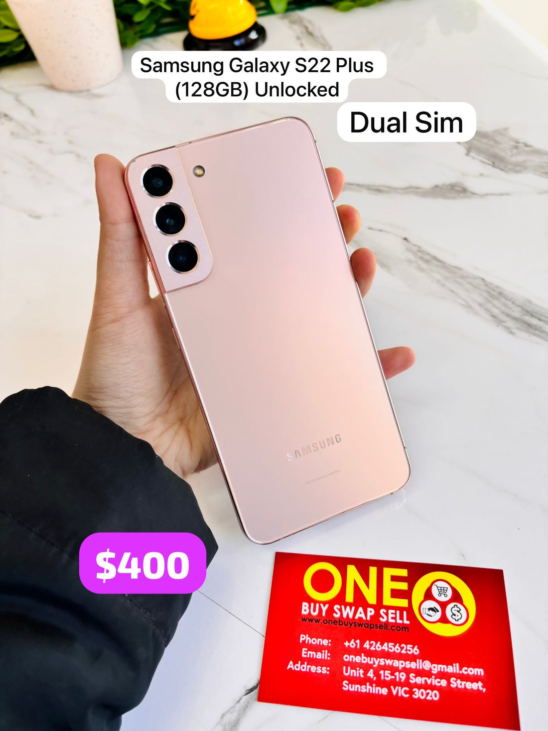 Samsung Galaxy S22 Plus 128GB - Pink