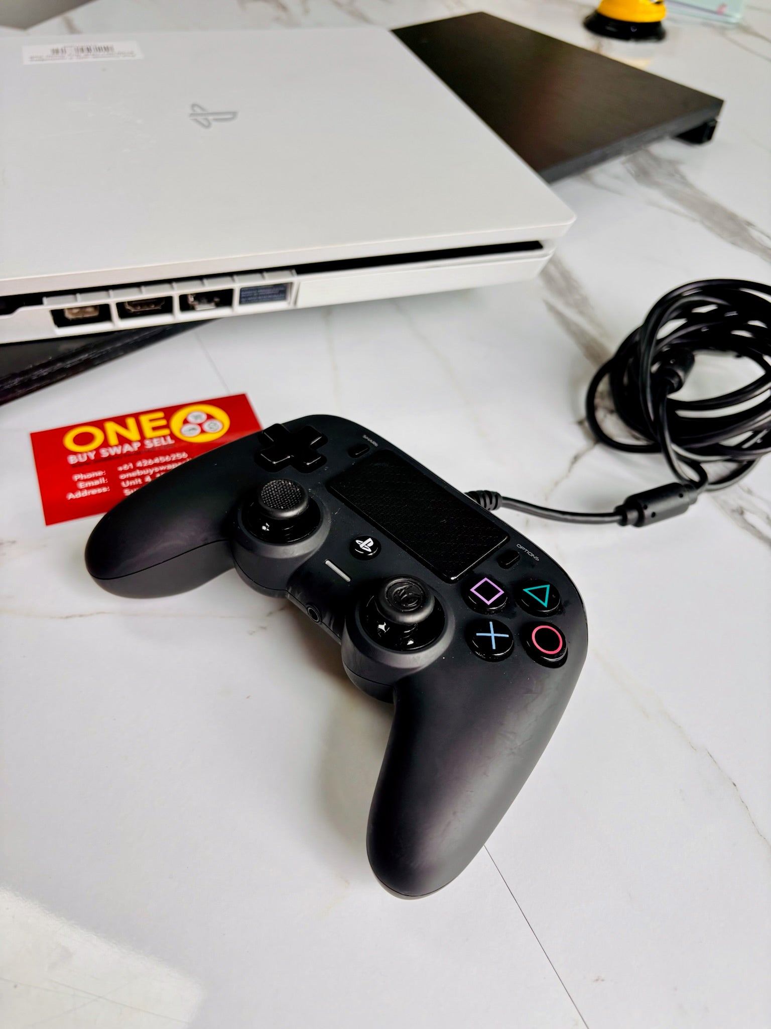 PS 4 Console with 2 controllers