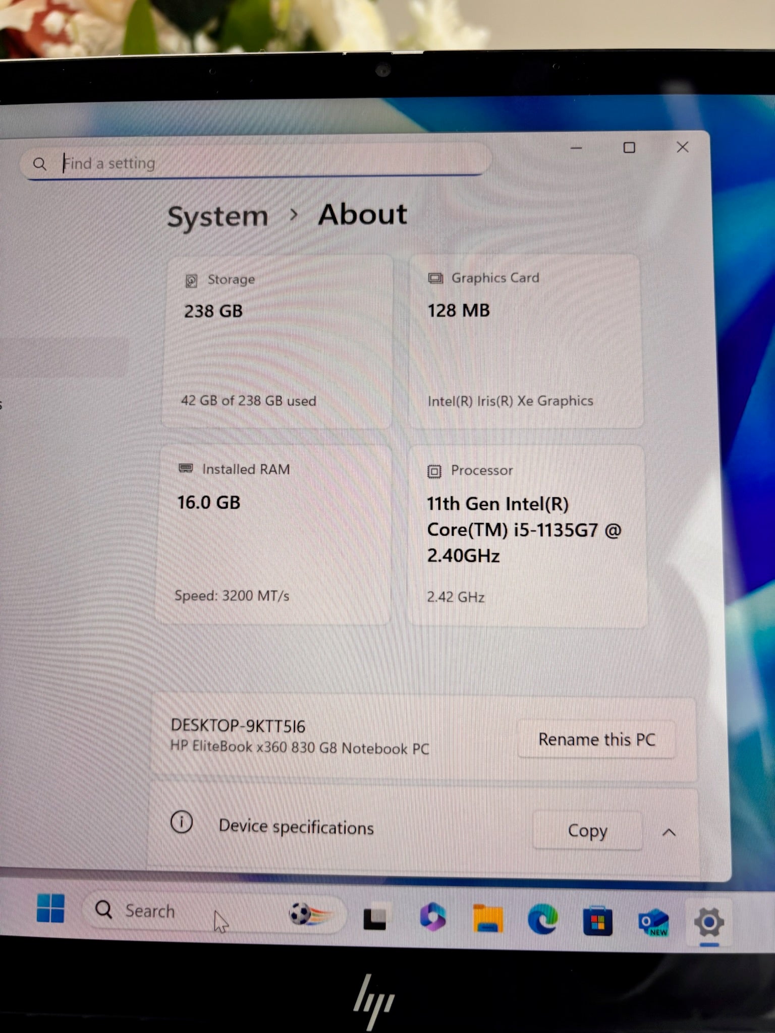 HP Elitebook x360 830 G8 Notebook