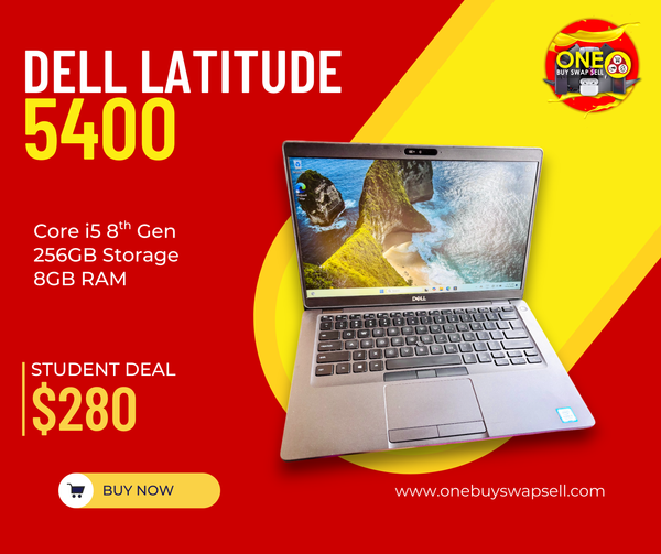 Dell 5400 i5-8th Gen | 8GB Ram | 256GB | MD