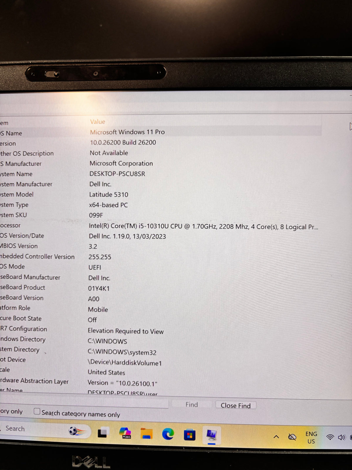 Dell Latitude 5310 Touchscreen, Intel Core i5-10310U, 16GB RAM 256GB SSD