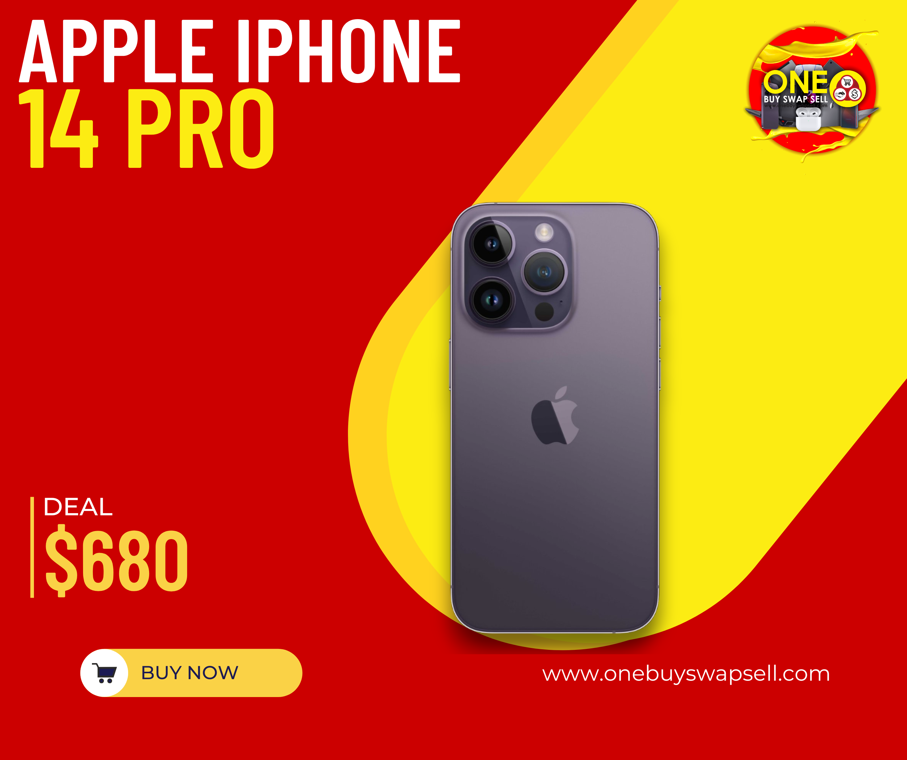 Apple iPhone 14 Pro | 128GB | 5G | A Grade | STH