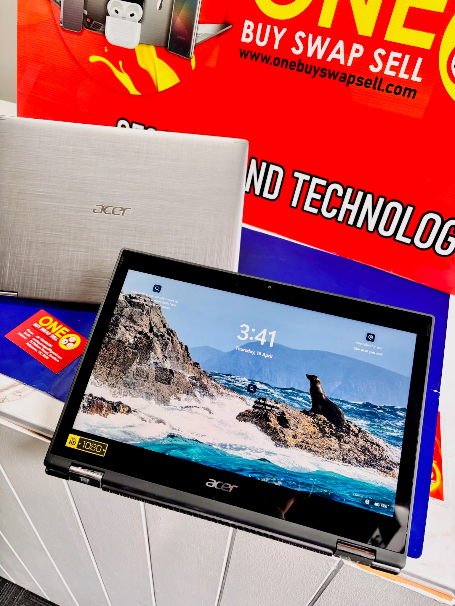 ACER Spin 5 Touchscreen, Intel core-i5 8th gen, 8GB/256GB