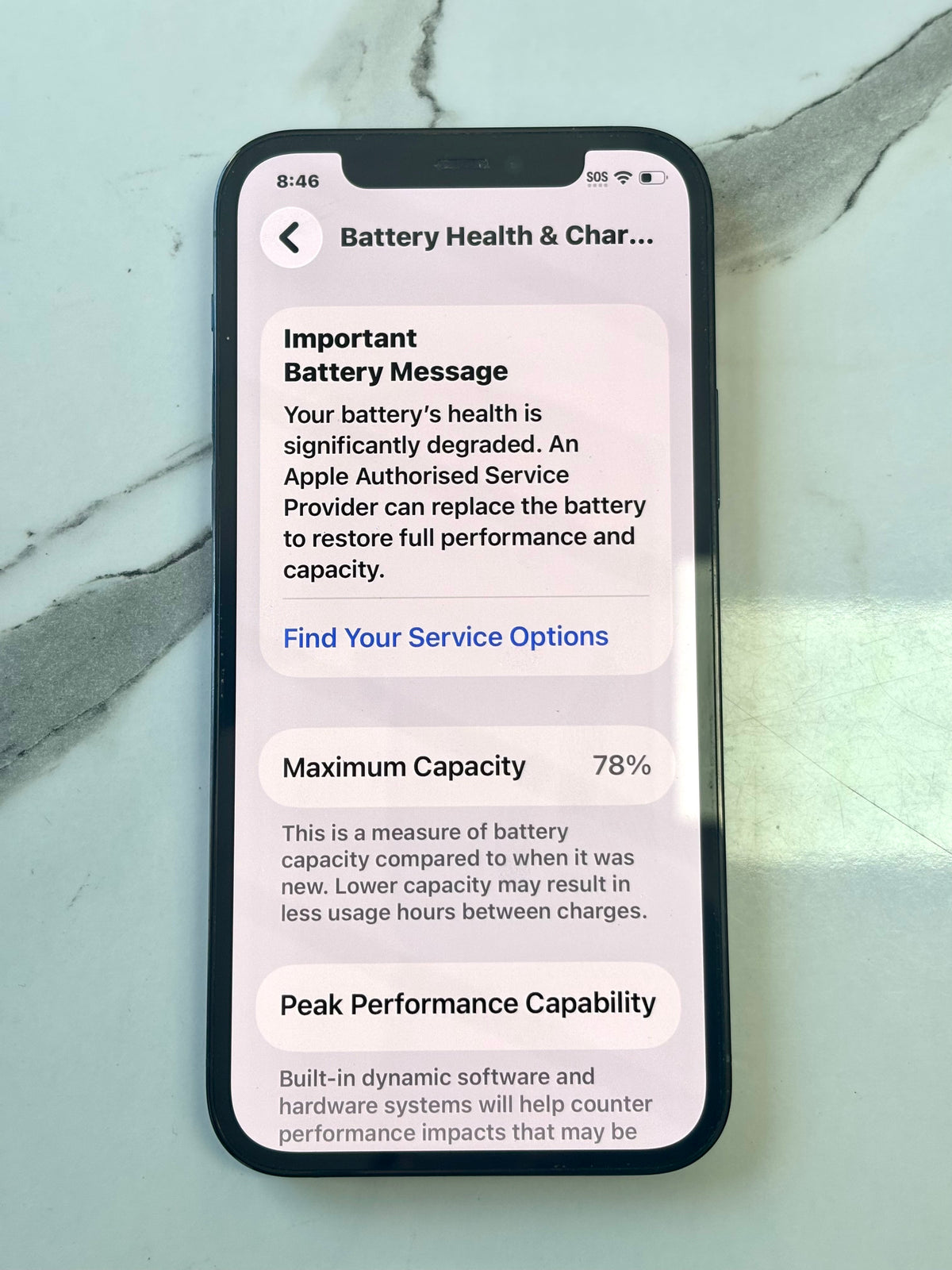 Apple iPhone 12 Pro 5G 128GB, 78% BH