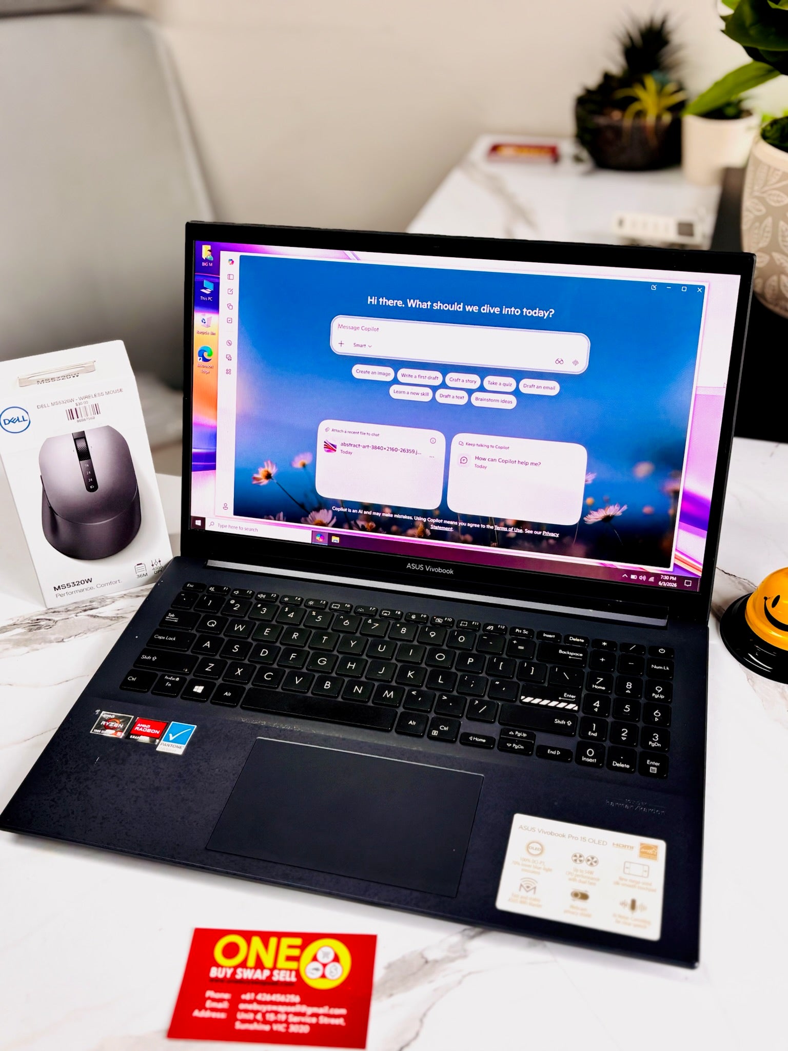 ASUS Vivobook 15 OLED |  Ryzen 5 5600h | 8GB RAM | 512GB