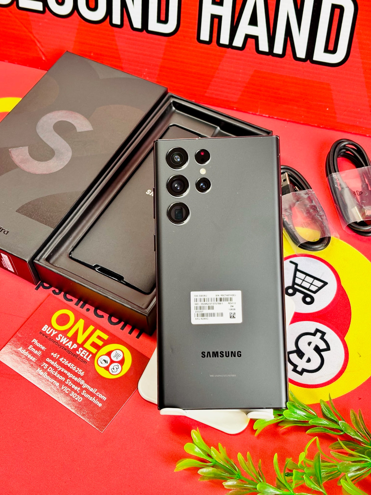 Samsung Galaxy S22 ULTRA (SM-S908U) 128GB in Box