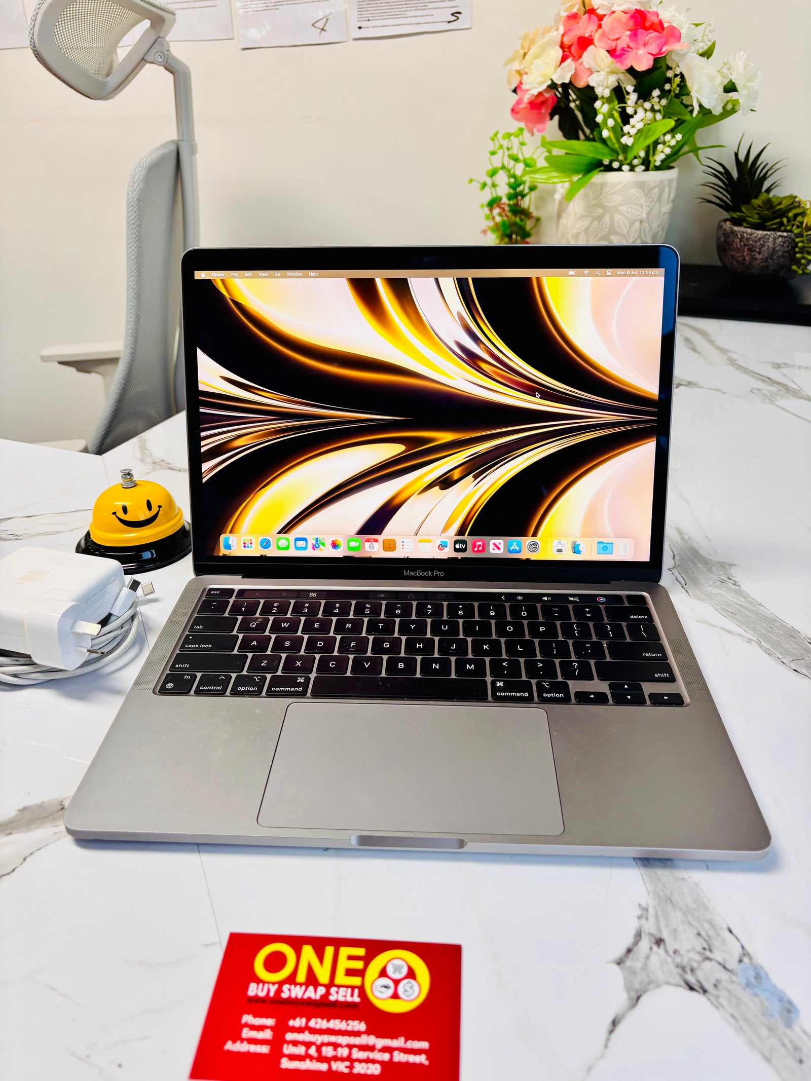 Macbook Pro 13-inch (M2 Processor) 8GB RAM, 512GB storage