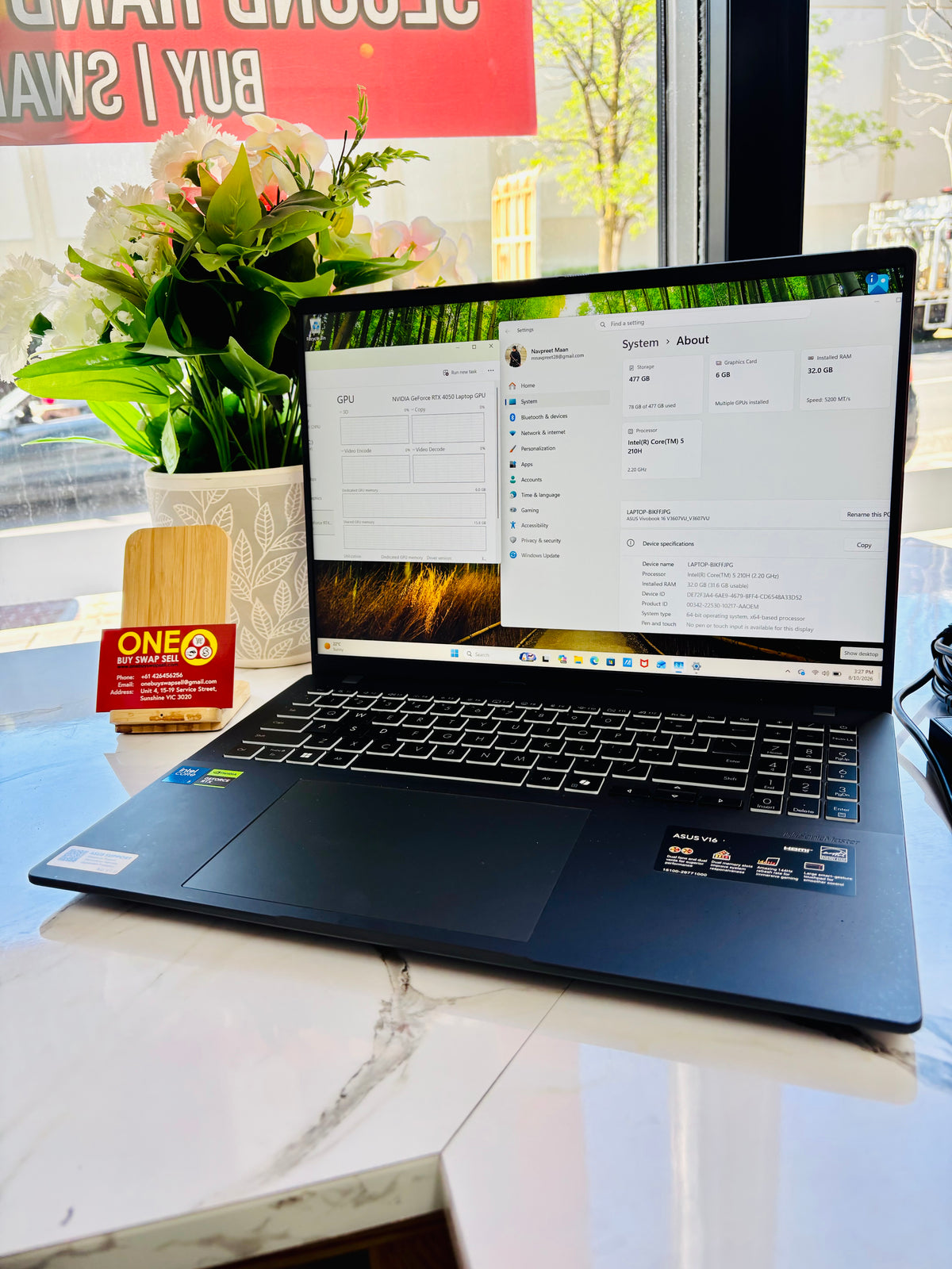 ASUS Vivobook 16 V3607V Gaming Laptop