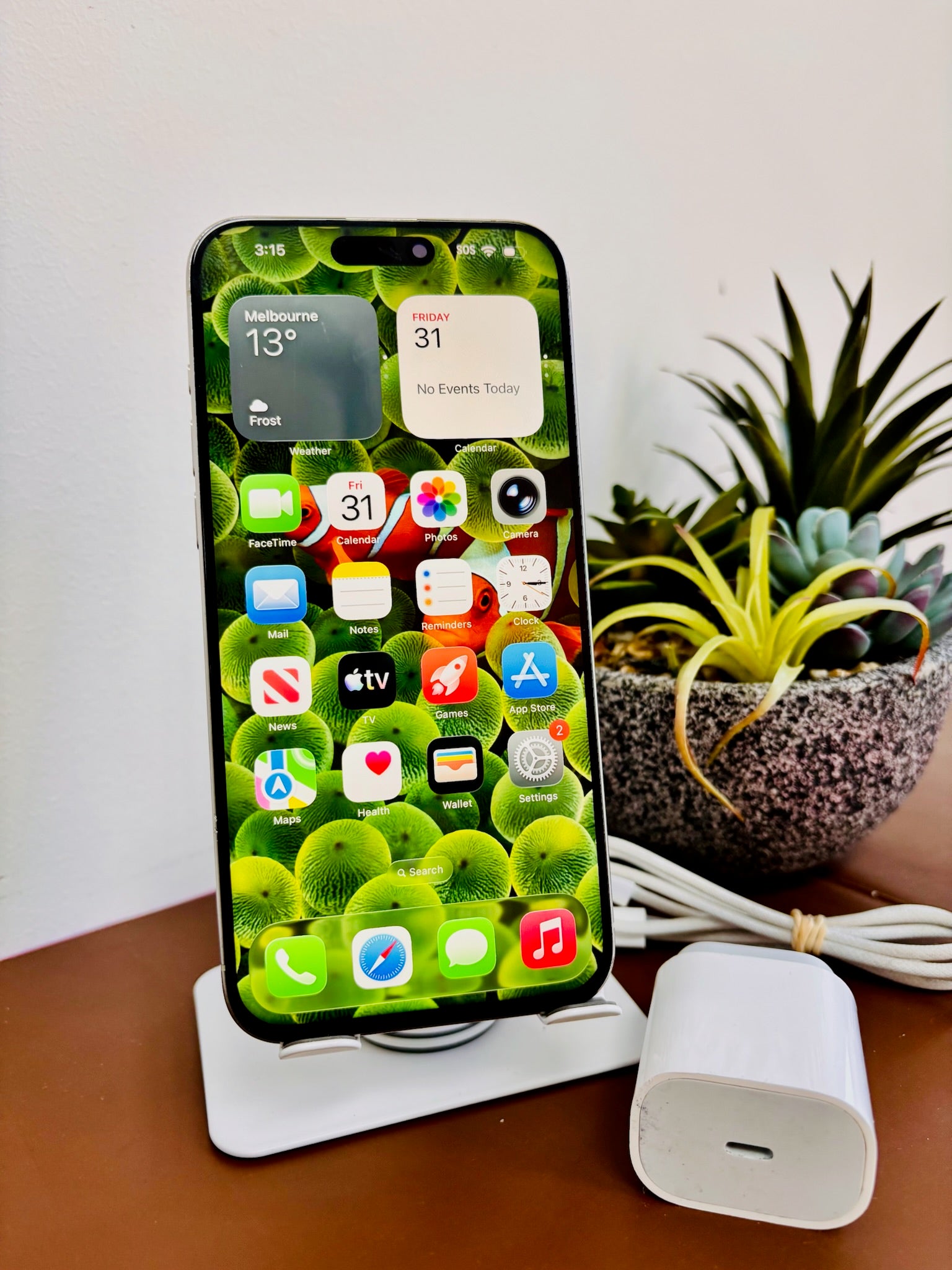 Apple iPhone 15 Pro Max, 256GB, White, Excellent