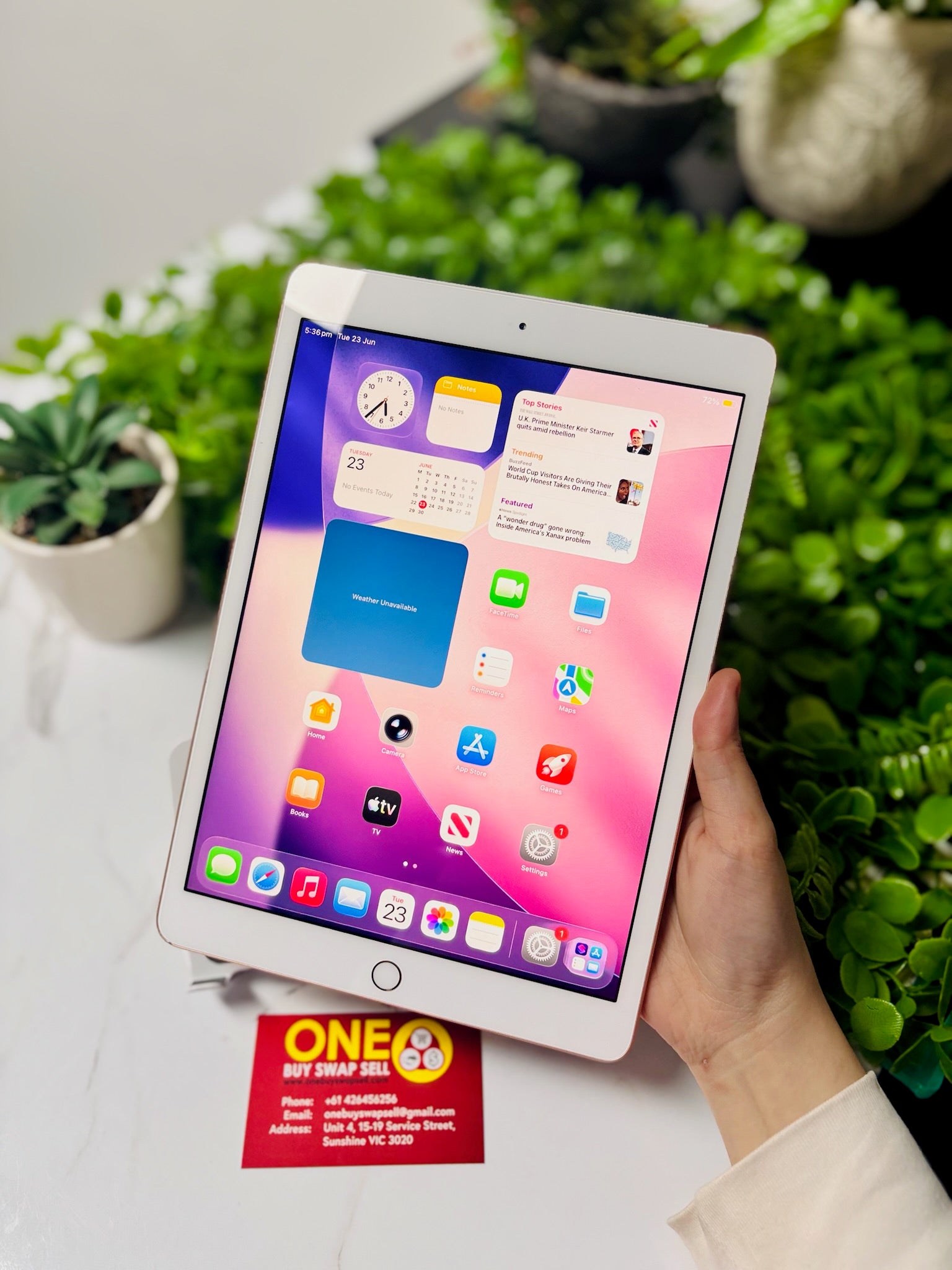 iPad 8th Gen 128GB Wifi + Cellular Rose Gold