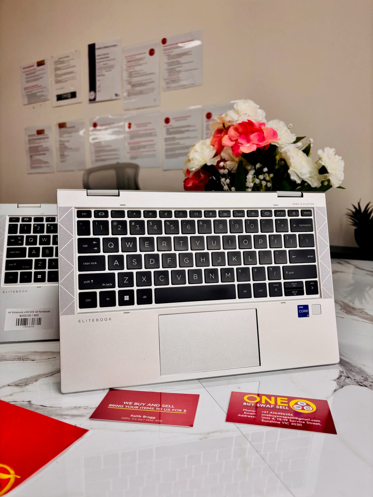 HP EliteBook x360 830 G8 i5-11th Gen 16gbRAM/256gb TOUCH