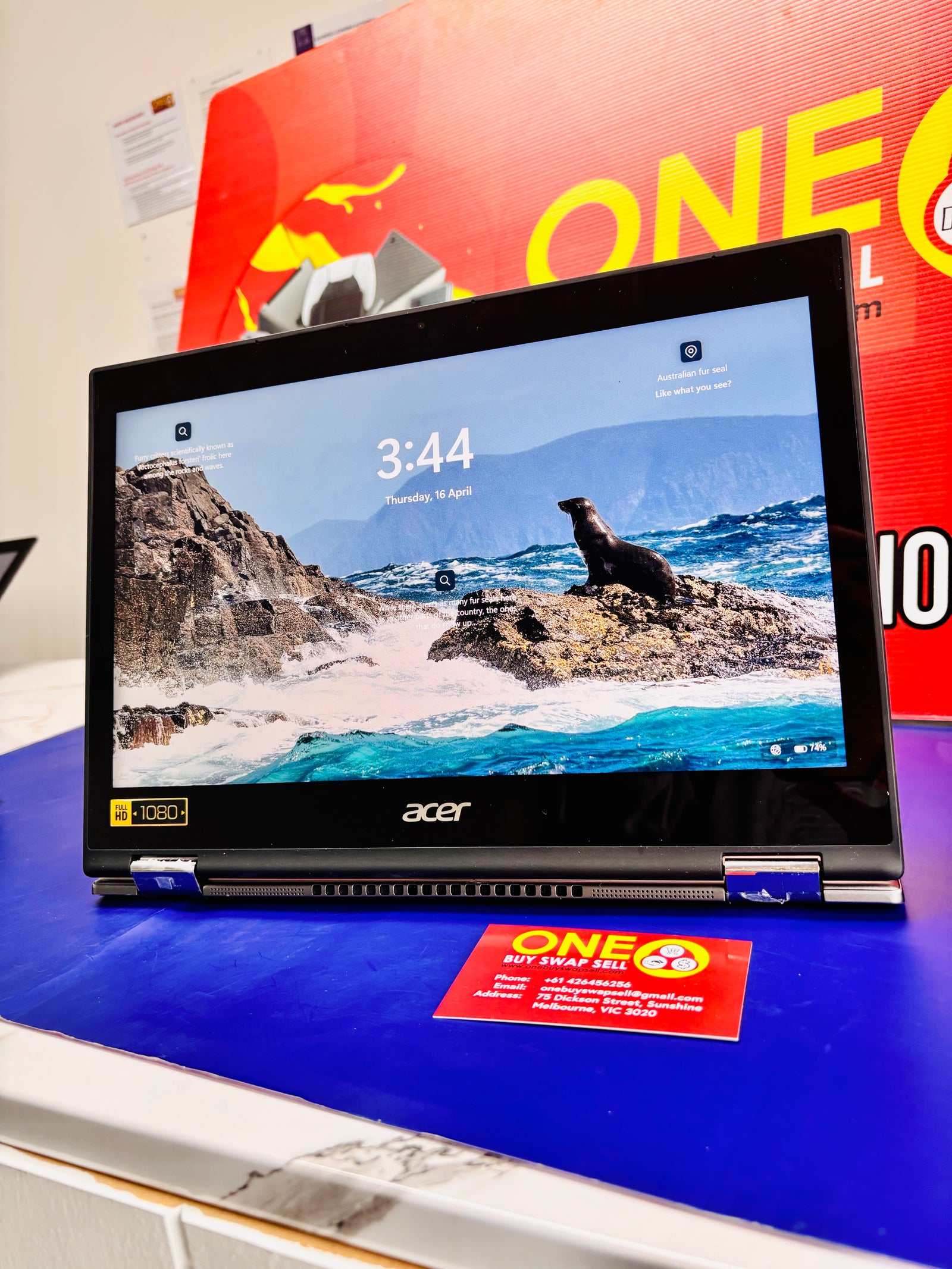 Acer Spin 5 (SP513-53N) 8GB / 256GB TOUCHSCREEN X360 ROTATION