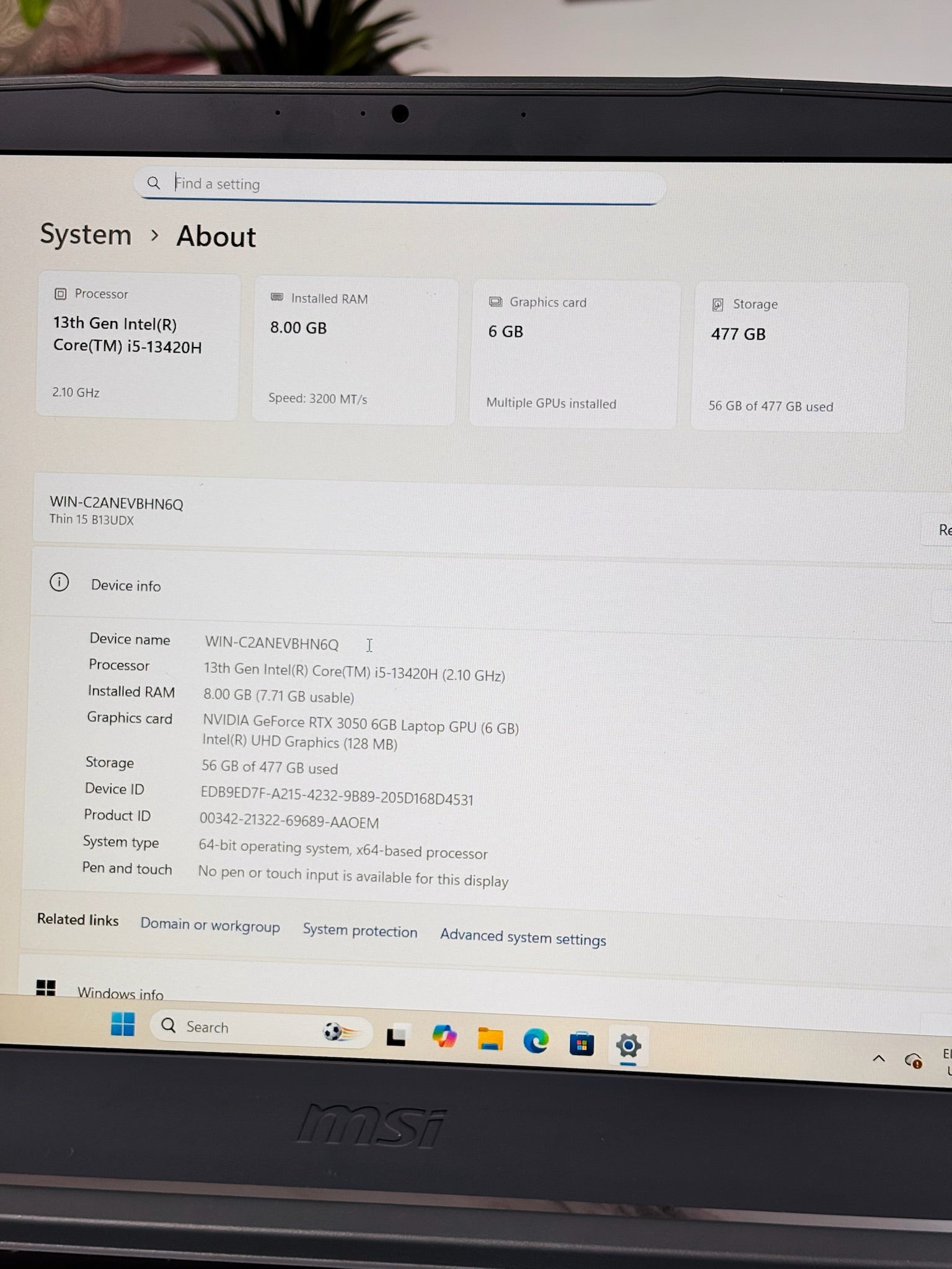 MSI GAMING LAPTOP