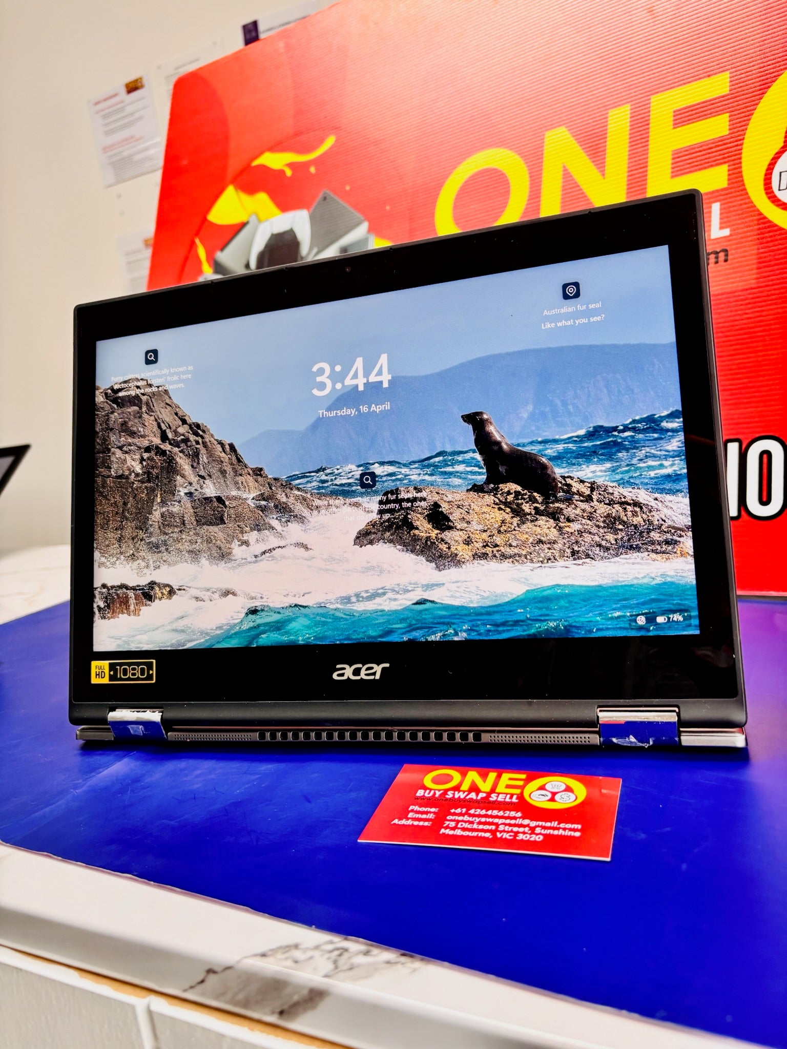 ACER Spin 5 Touchscreen, Intel core-i5 8th gen, 8GB/256GB