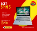 ACER Spin 5 | i5-8th | 8GB | 256GB | TOUCH | EB