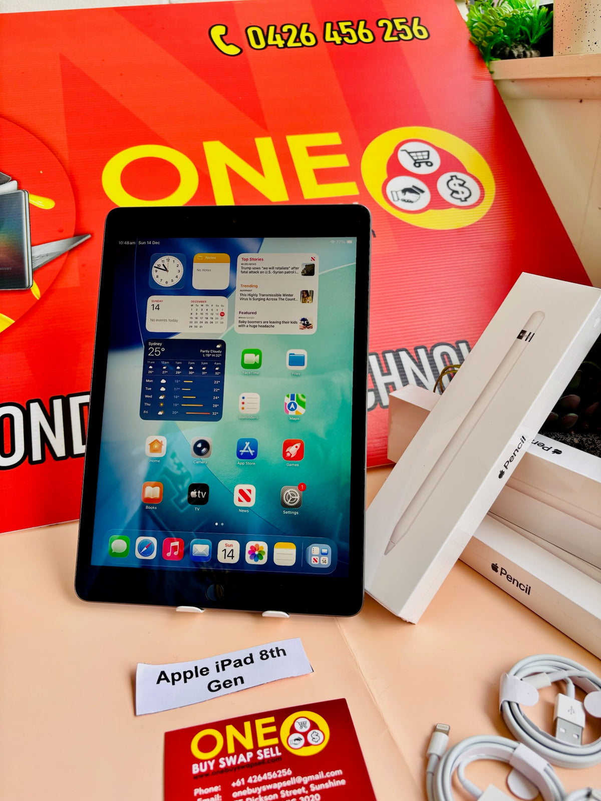 Apple iPad 8th Gen 32GB WiFi + Cellular Tablet