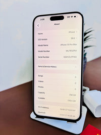 Apple iPhone 15 Pro Max, 256GB, White, Excellent