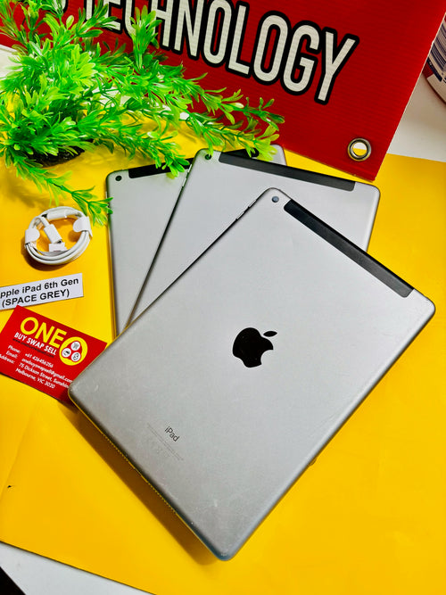 Apple iPad 6th Gen (9.7") Wifi + Cell | 128GB | Unlocked | Warranty