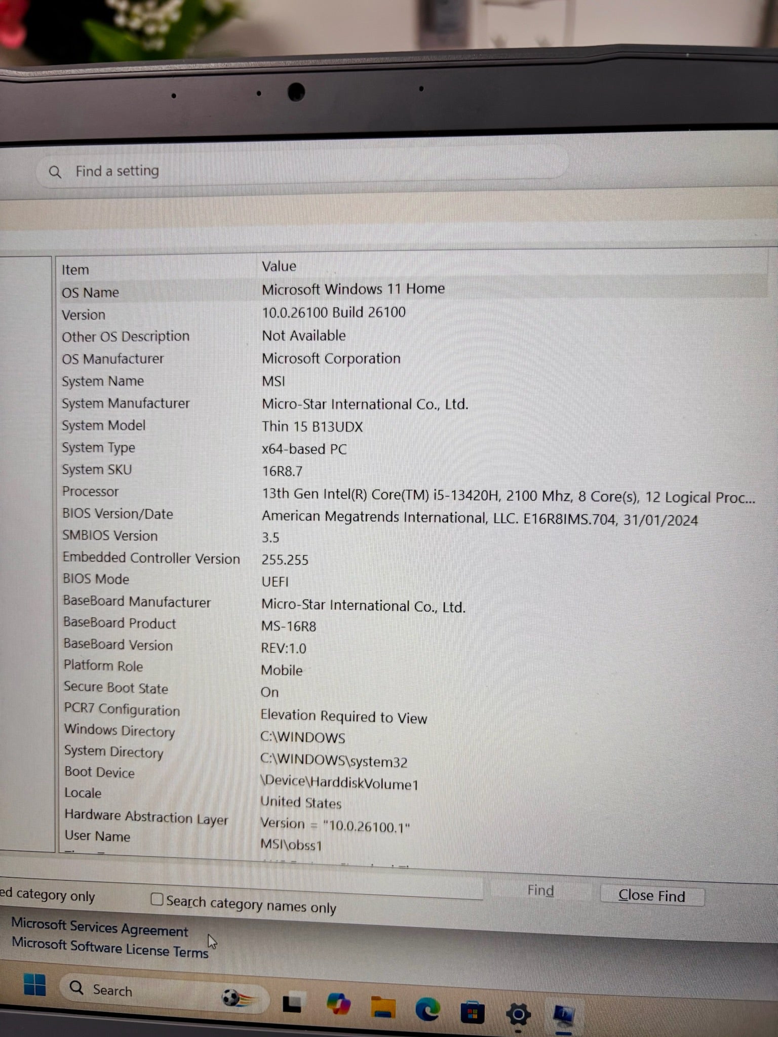 MSI GAMING LAPTOP