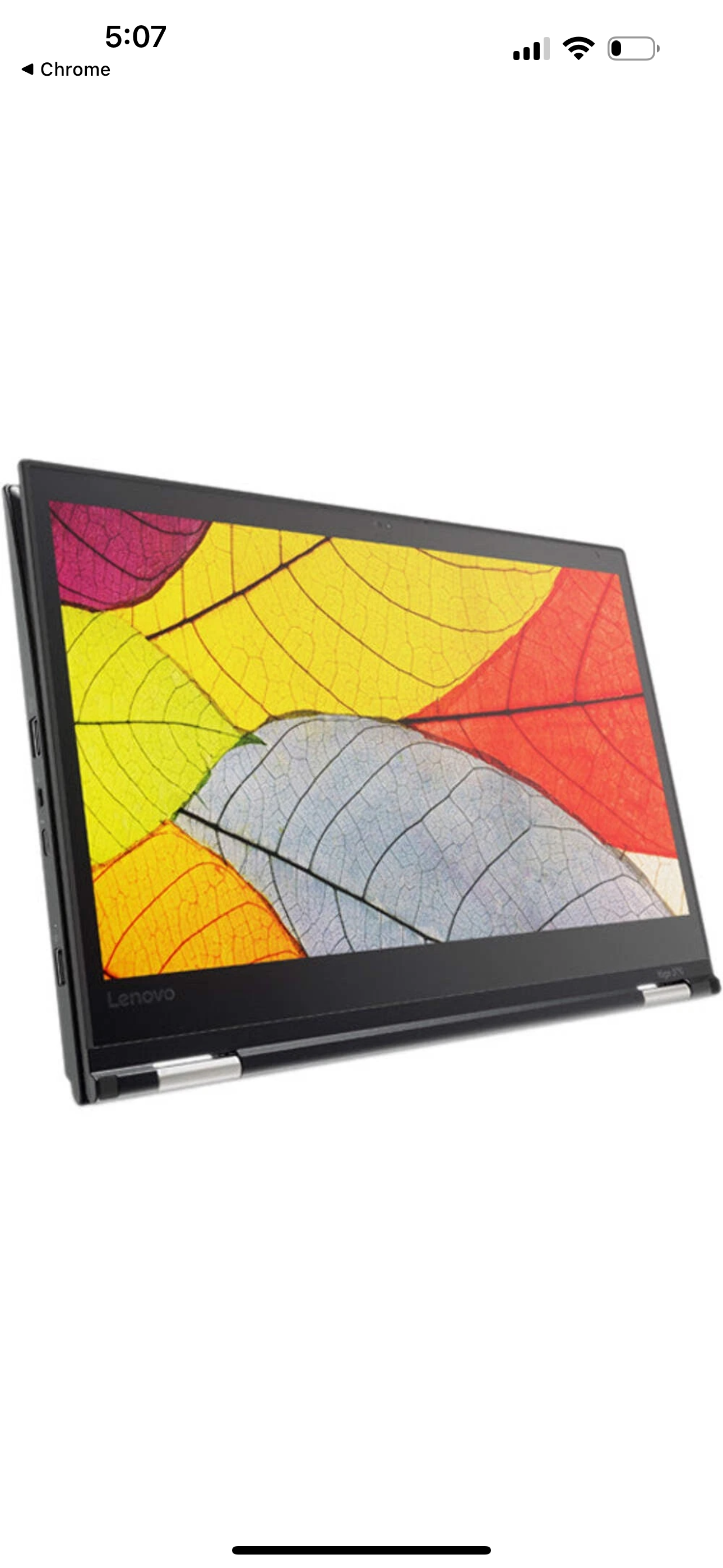 Lenovo ThinkPad Yoga 370 8GB Ram 128GB storage touchscreen