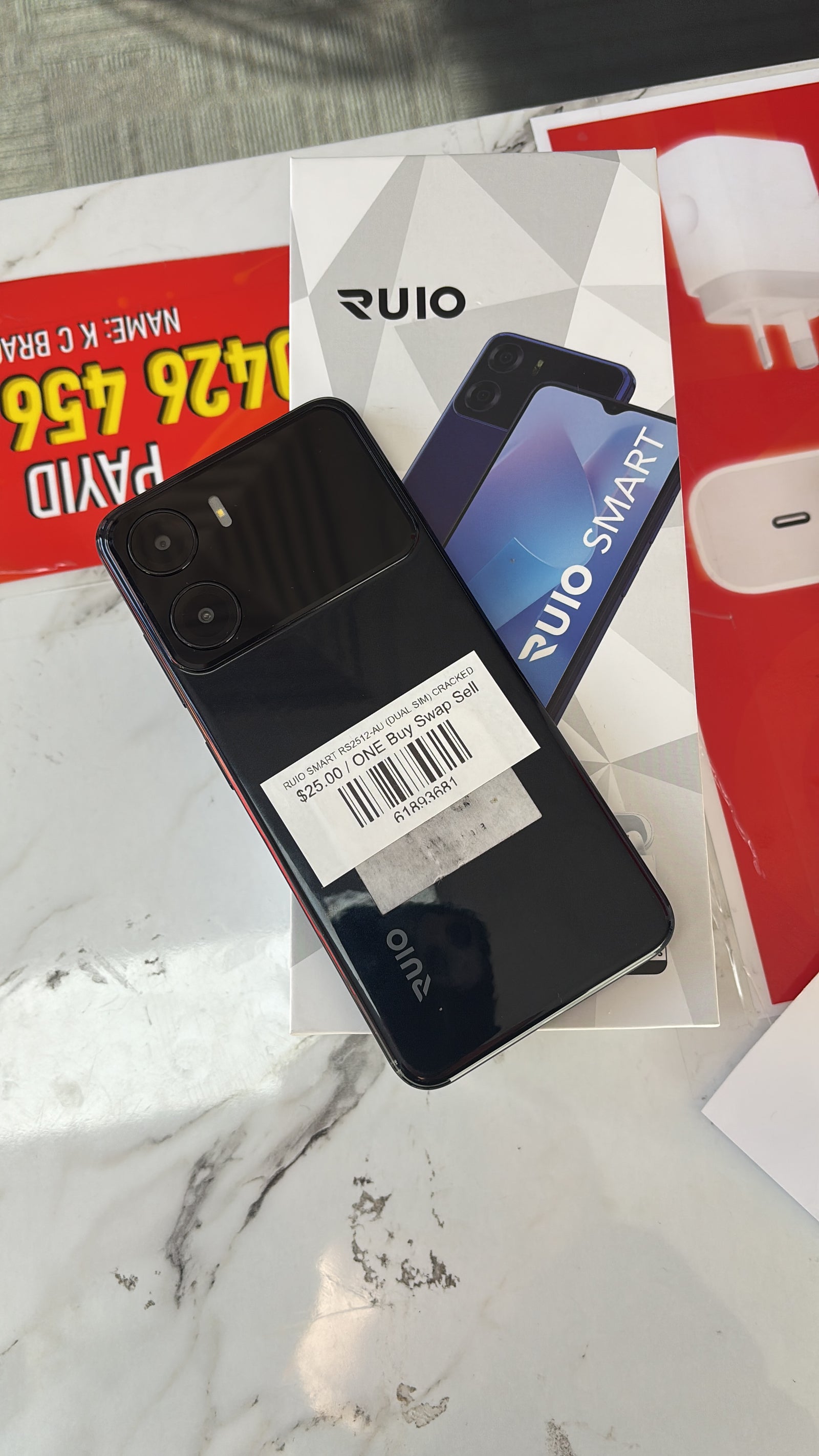 RUIO SMART RS2512-AU (DUAL SIM) CRACKED