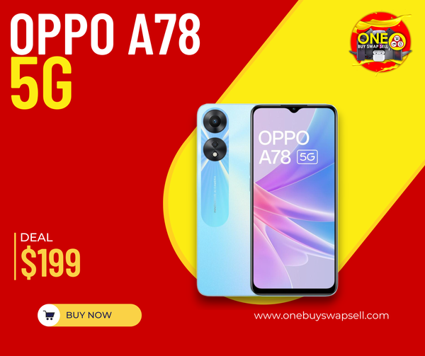 Oppo A78 5G | 12GB RAM | 256GB | STH