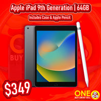 Apple iPad 9th Generation Combo + Apple Pencil & Case (Firm)