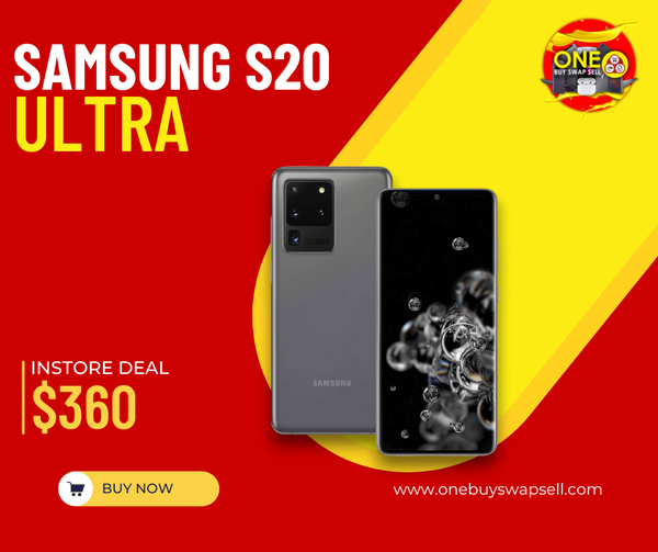 Samsung S20 Ultra | 128GB | 12GB | UNLOCKED | STH